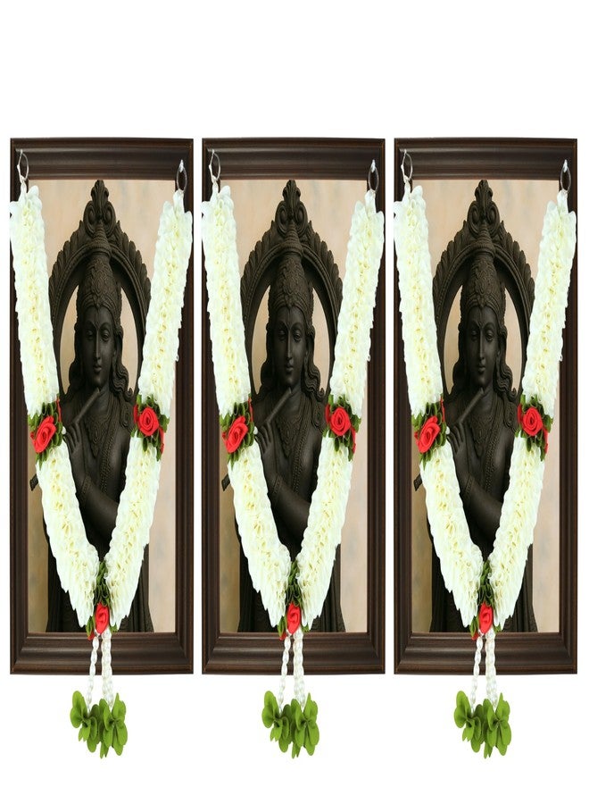 Veltic- Pack of Three Half Meter Garland-White VE51W - Image 1